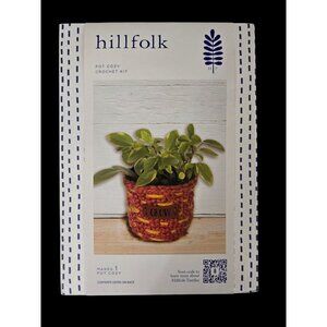 Hillfolk Pot Cozy Crochet Kit – Makes 1 Cozy – Complete Craft Kit